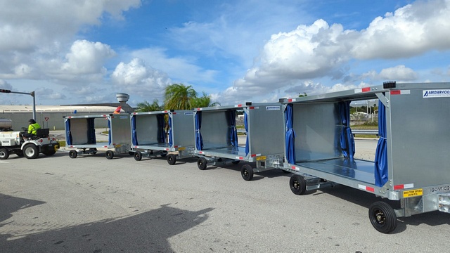 Baggage Carts Closed Iscar BCL-8 Galvanized 2022