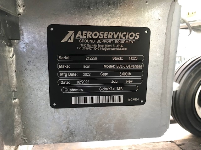 Baggage Carts Closed Iscar BCL-8 Galvanized 2022