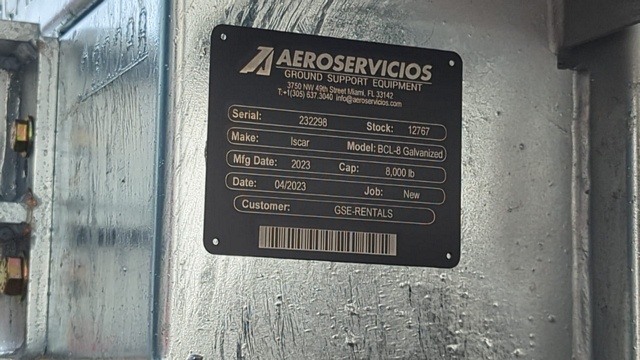 Baggage Carts Closed Iscar BCL-8 Galvanized 2023