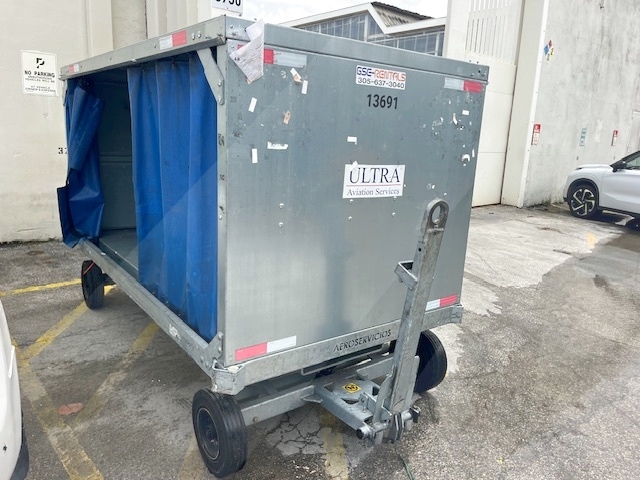 Baggage Carts Closed Iscar BCL-8 Galvanized 2023