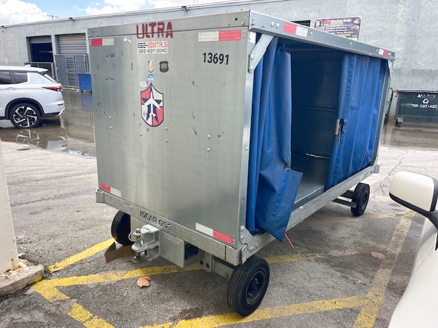 Baggage Carts Closed Iscar BCL-8 Galvanized 2023