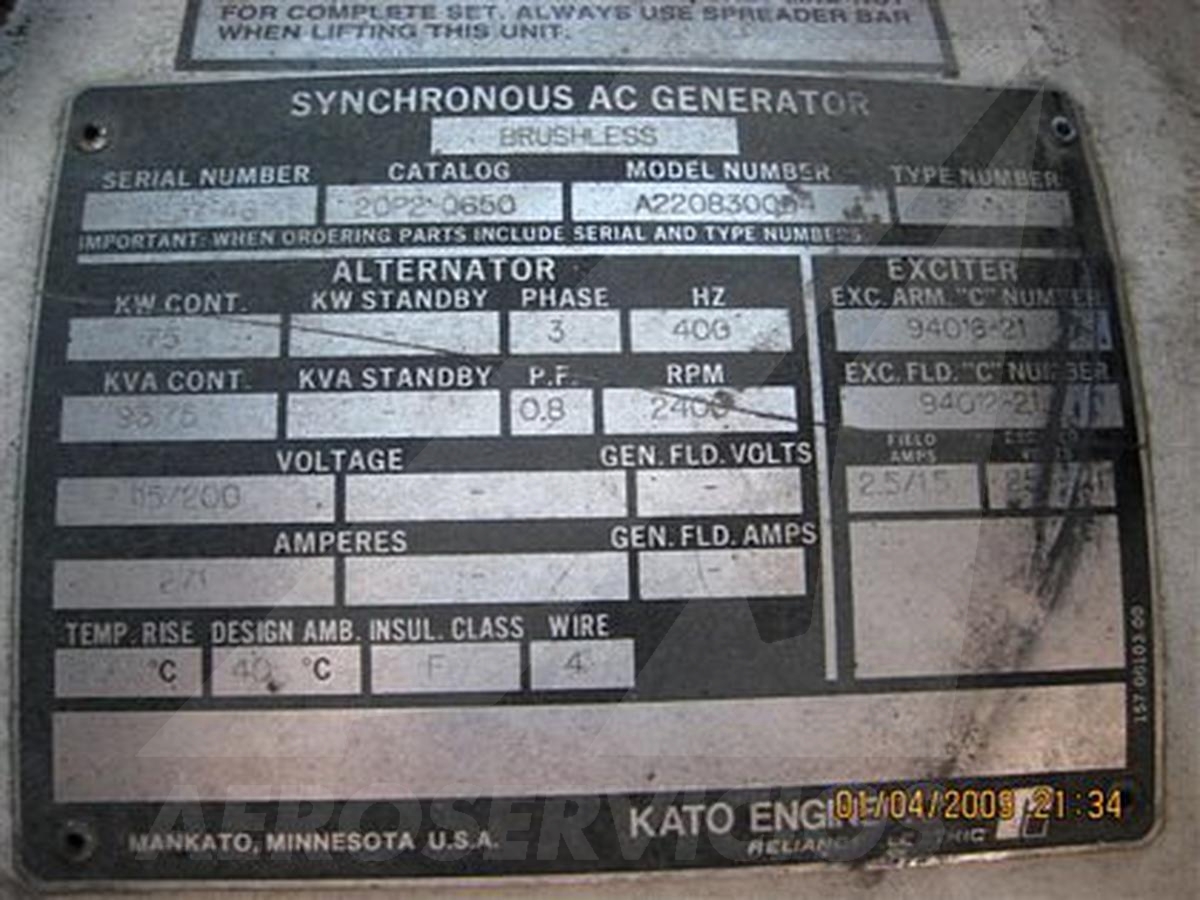 Ground Power Unit Trilectron 90T400SLN - 90 kVA