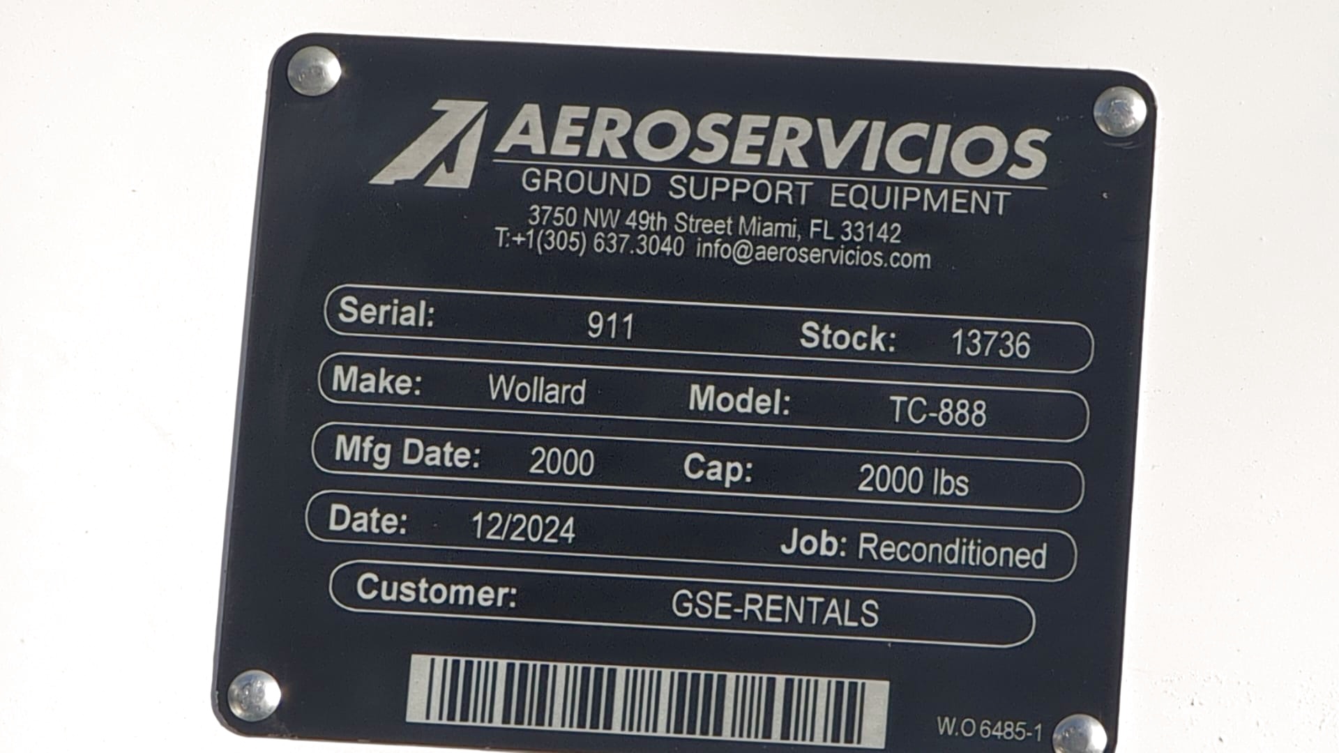 Belt Loader Wollard TC-888