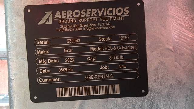 Baggage Carts Closed Iscar BCL-8 Galvanized 2023