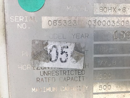 Telescopic Boom Lift JLG 80HX+6 - 86 ft