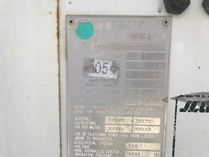 Telescopic Boom Lift JLG 80HX+6 - 86 ft