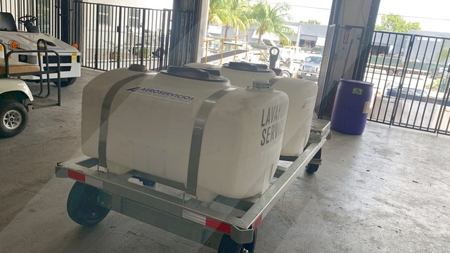 Lavatory Service Cart Standard GSE STD-LC 155/155 Galvanizedw