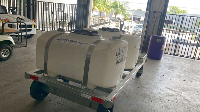 Lavatory Service Cart Standard GSE STD-LC 155/155 Galvanizedw