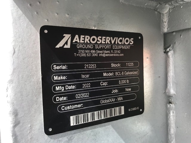 Baggage Carts Closed Iscar BCL-8 Galvanized 2022