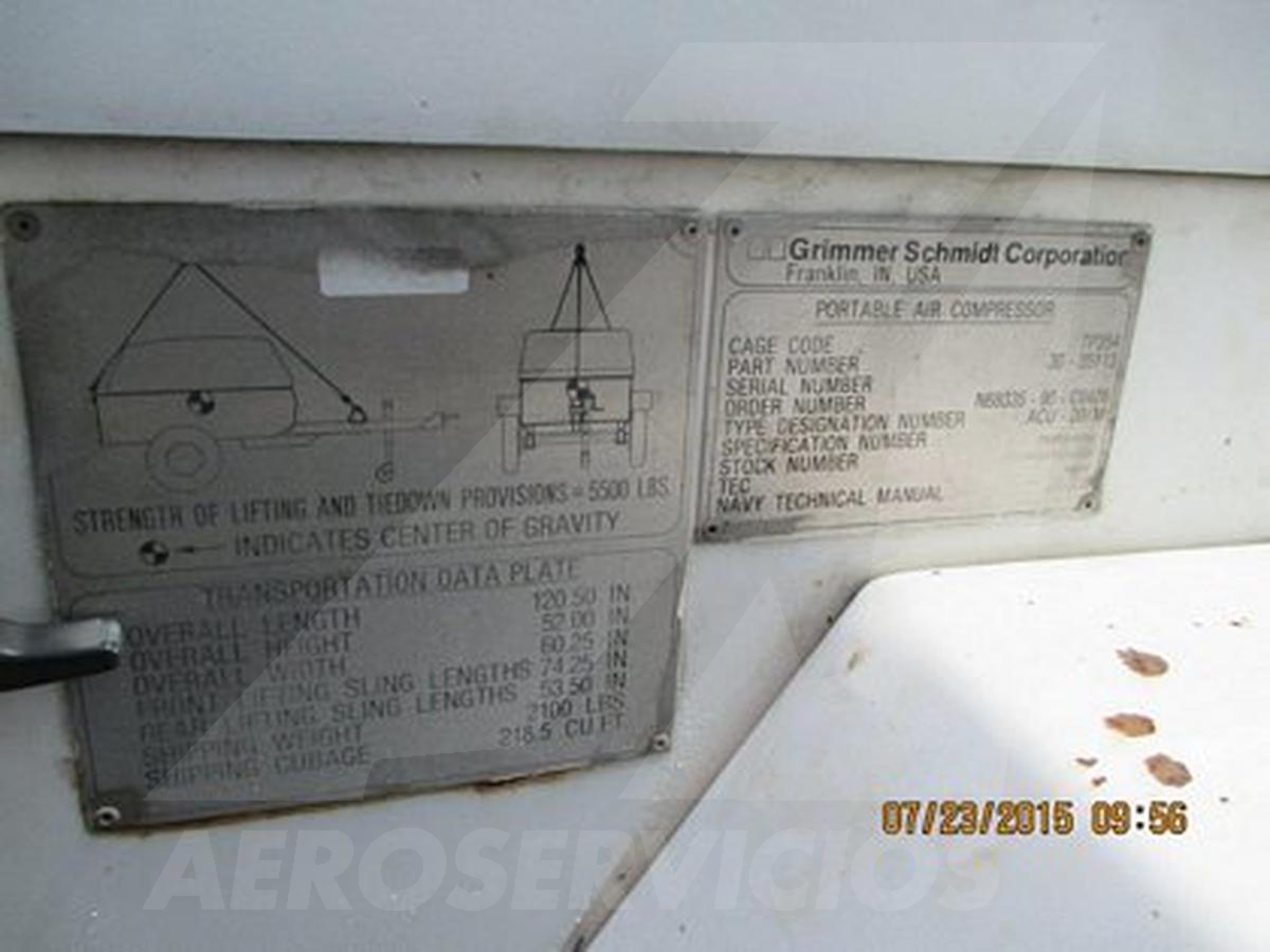 Portable Air Compressor Grimmer Schmidt Corp.