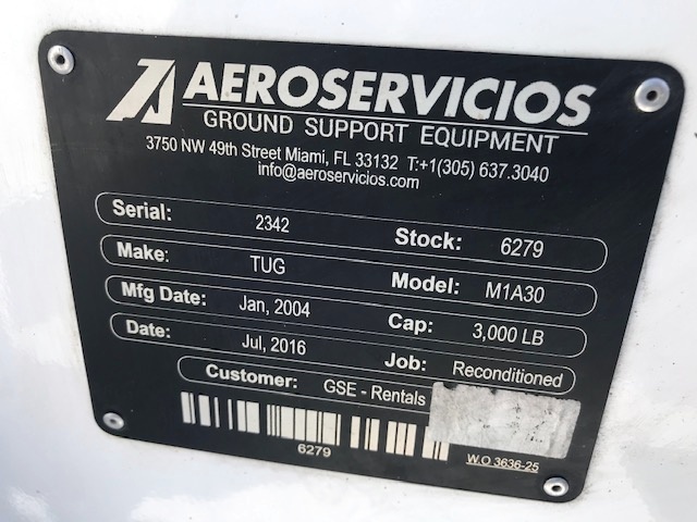 Baggage Tractor Tug M1A30-14