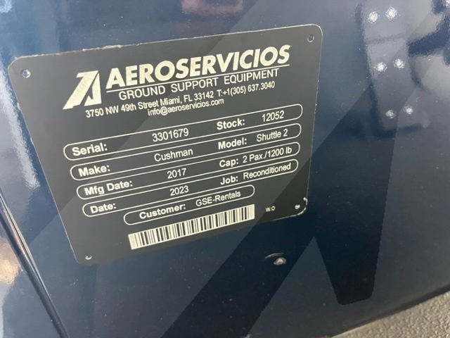 Cushman Shuttle 2 Gas Golf Cart with Utility Box