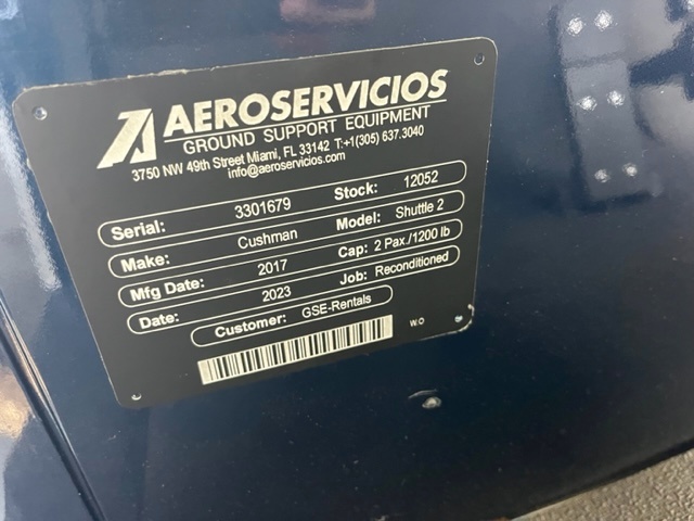 Cushman Shuttle 2 Gas Golf Cart with Utility Box