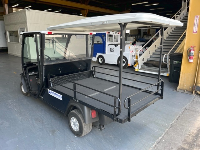 Cushman Shuttle 2 Gas Golf Cart with Utility Box