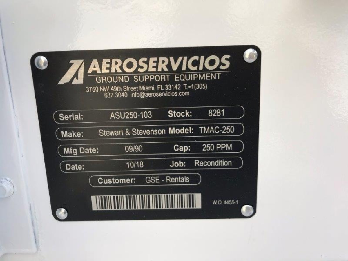 Air Start Unit S&S TMAC-250 Dual - 250 PPM