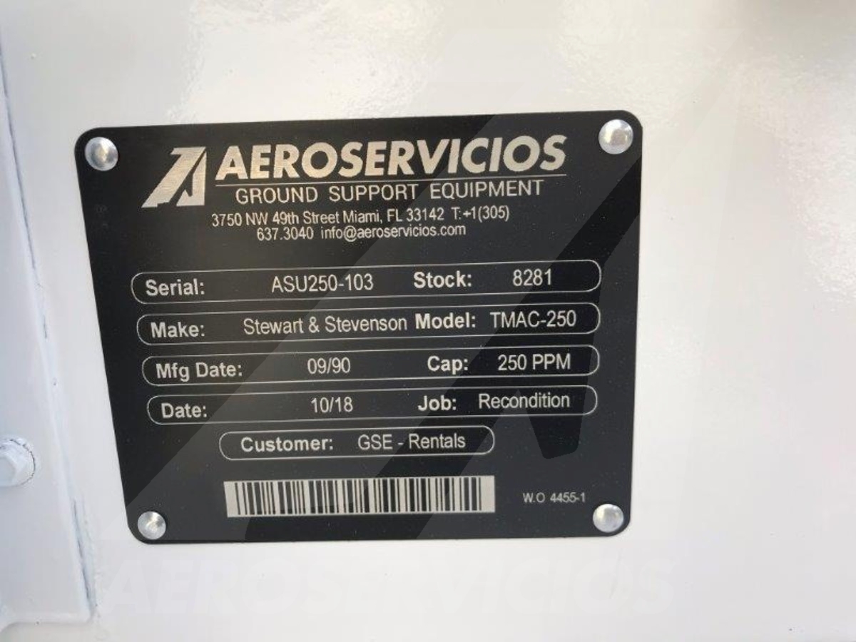 Air Start Unit S&S TMAC-250 Dual - 250 PPM