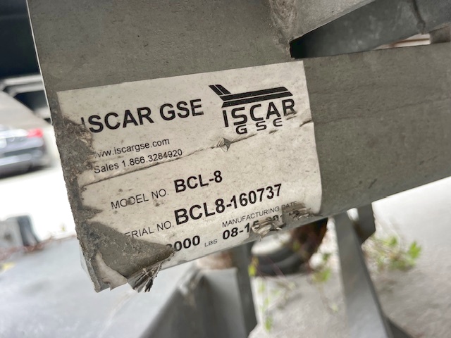 Baggage Carts Closed Iscar BCL-8 Galvanized