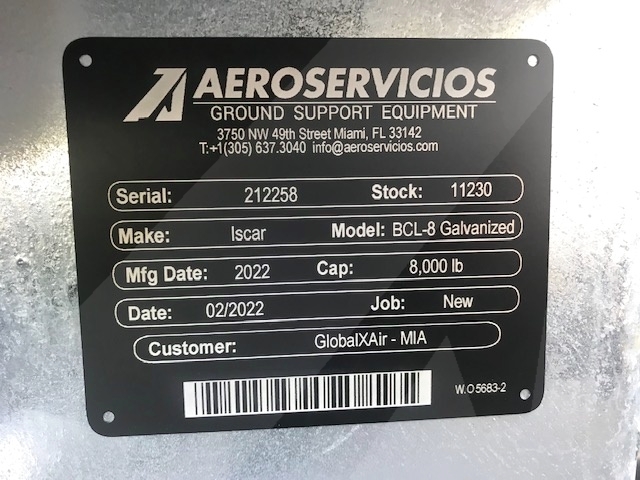 Baggage Carts Closed Iscar BCL-8 Galvanized 2022