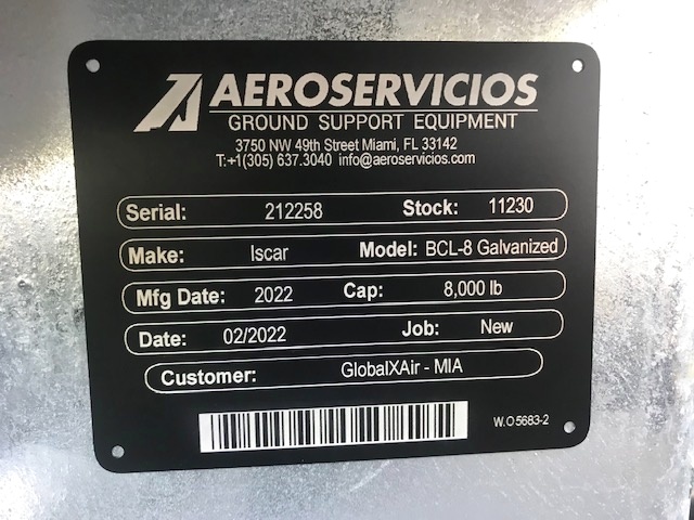 Baggage Carts Closed Iscar BCL-8 Galvanized 2022