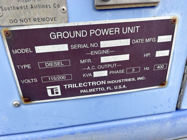 Ground Power Unit Trilectron 90T400SLN - 90 kVA