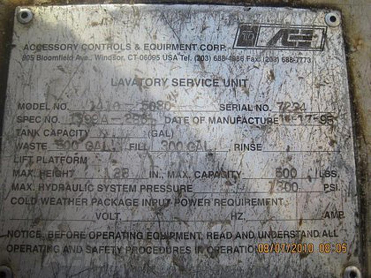 Lavatory Truck ACE 1410-5030