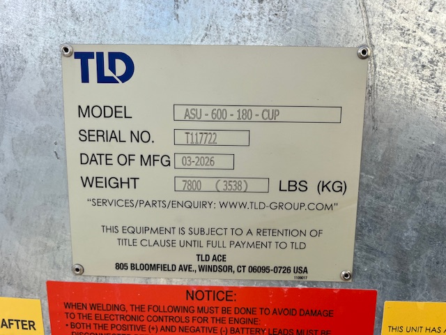 Air Start Unit TLD ASU 600-180-CUP T4