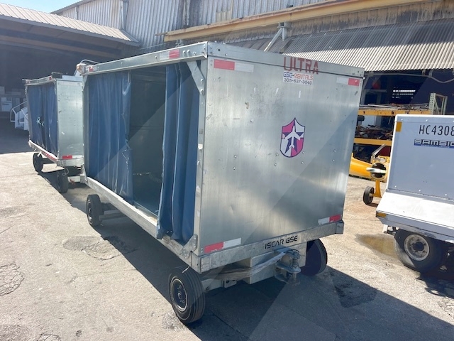 Baggage Carts Closed Iscar BCL-8 Galvanized 2023