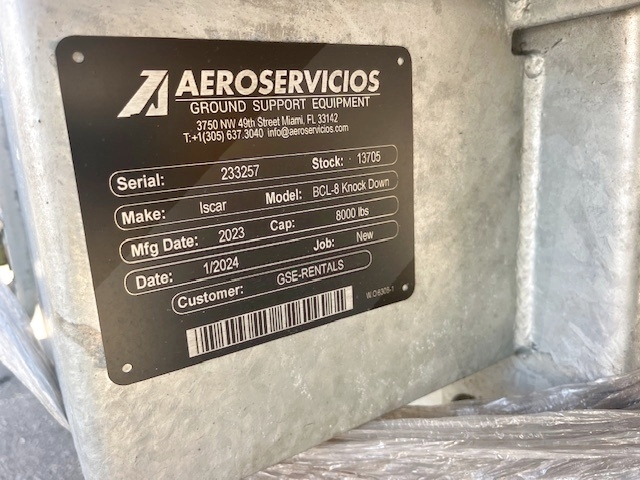 Baggage Carts Closed Iscar BCL-8 Galvanized 2023