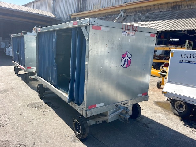 Baggage Carts Closed Iscar BCL-8 Galvanized 2023