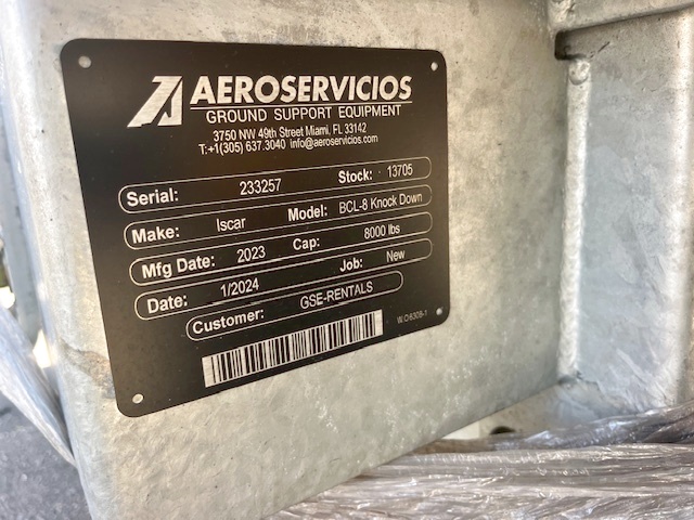 Baggage Carts Closed Iscar BCL-8 Galvanized 2023