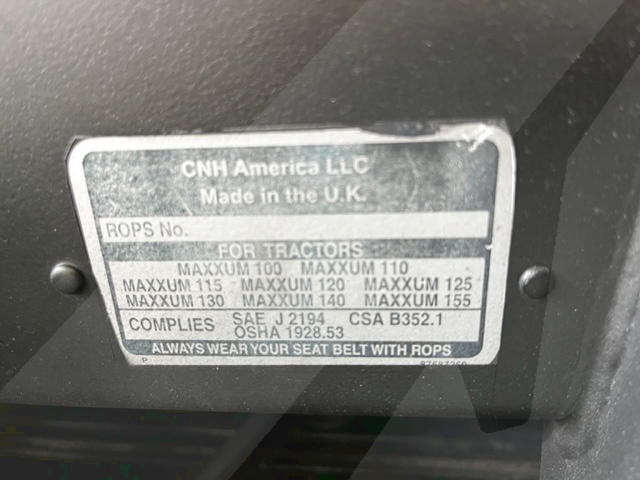 Tractor Case IH-MX 110 Pro-4WD