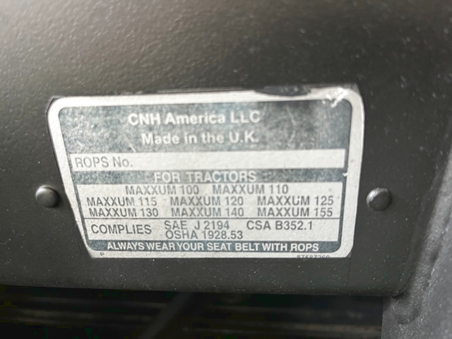 Tractor Case IH-MX 110 Pro-4WD