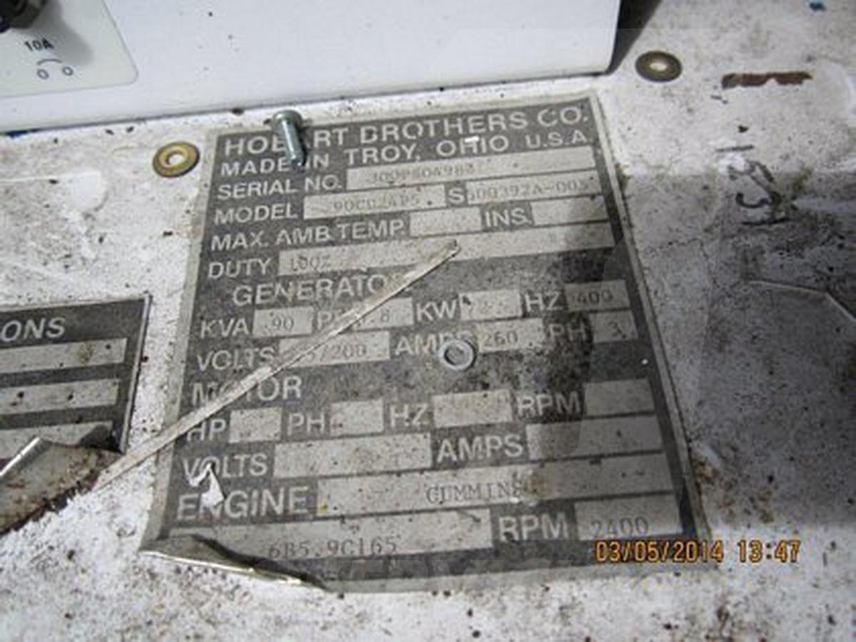 Ground Power Unit Hobart 90CU24P5 - 90 kVA