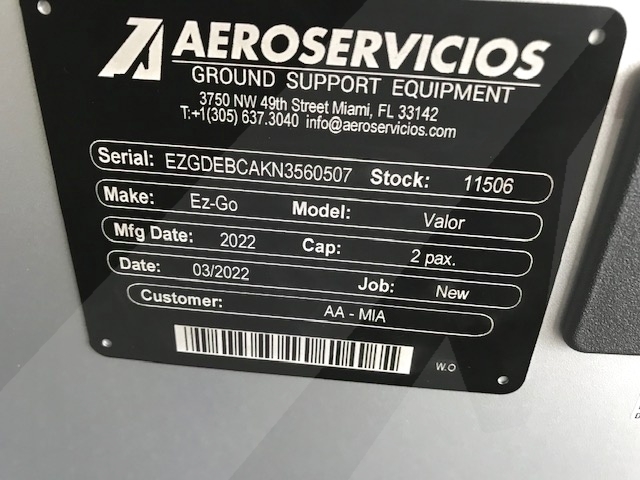 EZ-GO Valor Gas Golf Cart