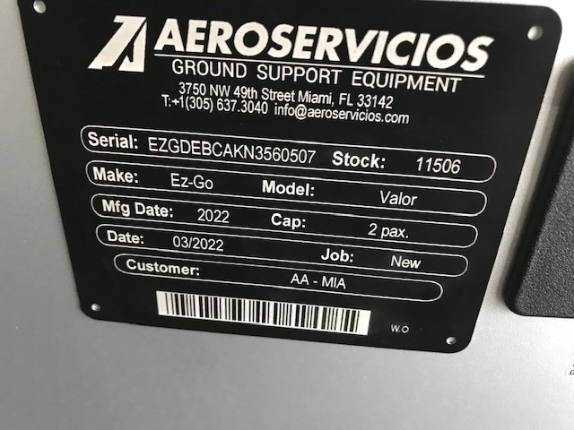 EZ-GO Valor Gas Golf Cart