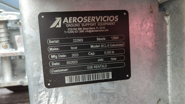 Baggage Carts Closed Iscar BCL-8 Galvanized 2023