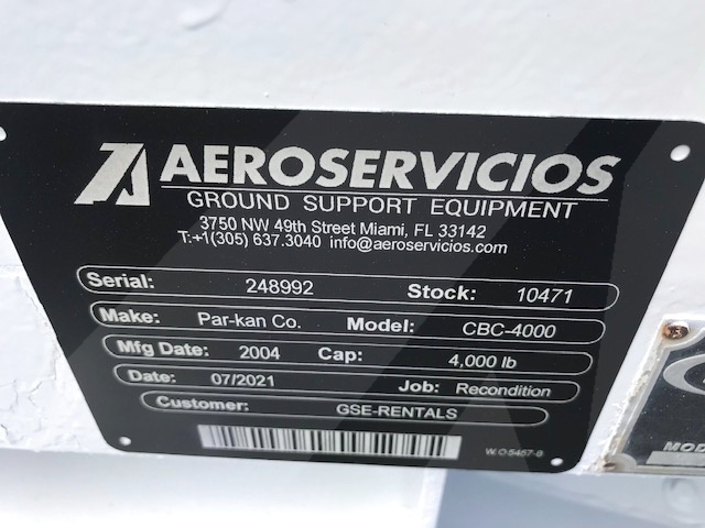 Baggage Cart Par-Kan CBC 4000