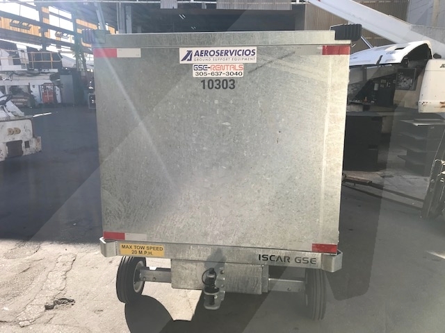 Baggage Carts Closed Iscar BCL-8 Galvanized