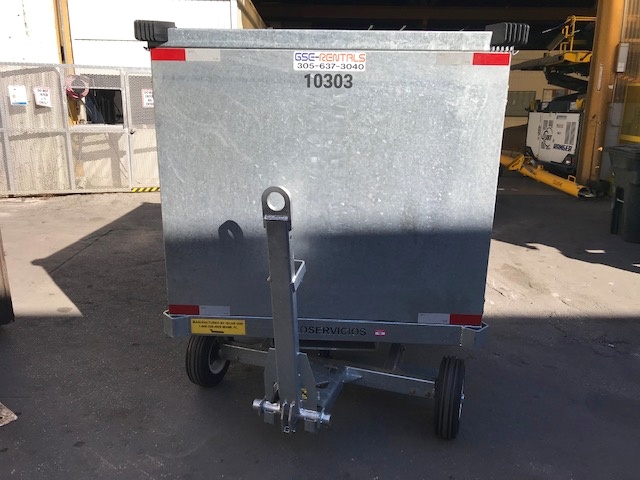 Baggage Carts Closed Iscar BCL-8 Galvanized
