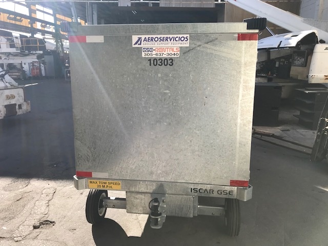 Baggage Carts Closed Iscar BCL-8 Galvanized