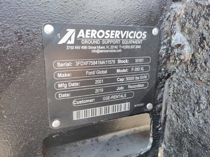 Cabin Service Truck Ford/Global Ground Support F-750 / 1SB210