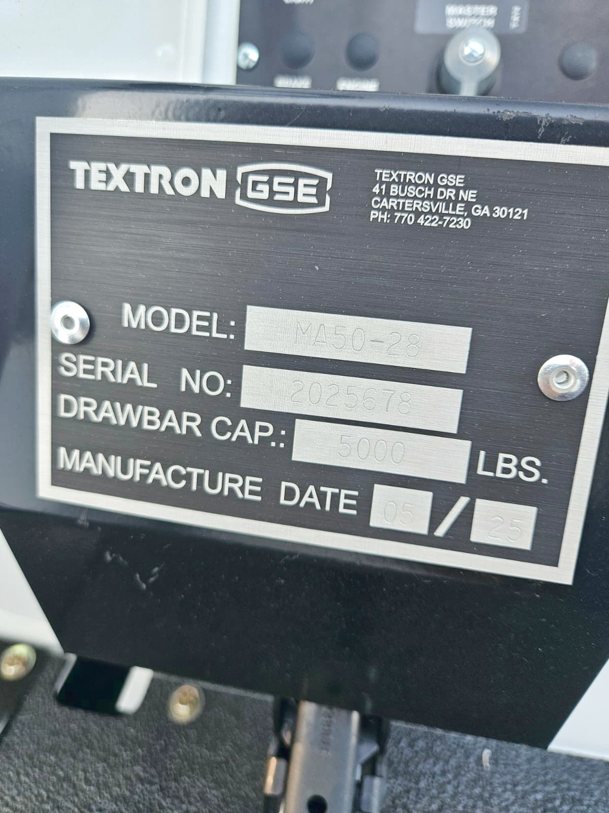 Baggage Tractor Tug MA50-28 2025