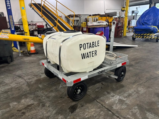 Potable Water Service Cart STD-PC-155 Galvanized