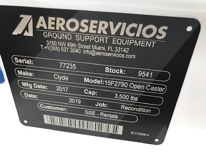 2017 Clyde 15F2790- Open Caster