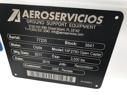 2017 Clyde 15F2790- Open Caster