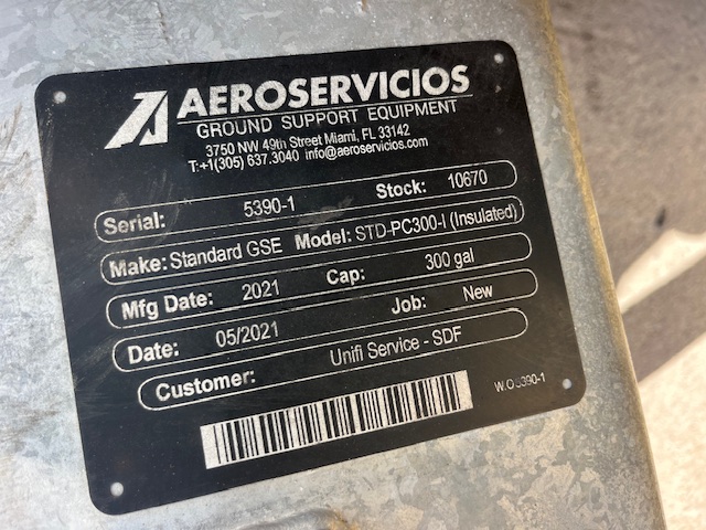 Potable Water Service Cart STD-PCI-300