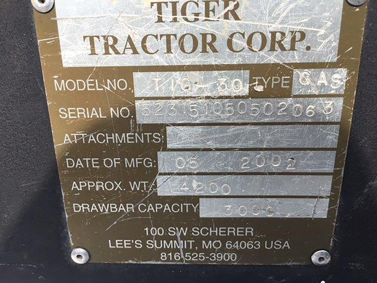 Baggage Tractor TIG-30