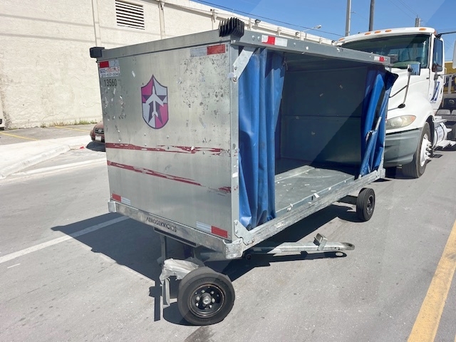 Baggage Carts Closed Iscar BCL-8 Galvanized 2023