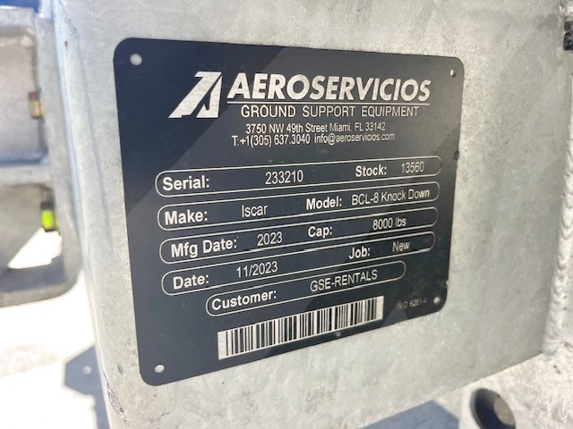 Baggage Carts Closed Iscar BCL-8 Galvanized 2023