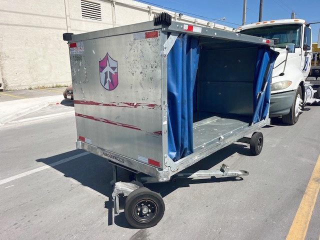 Baggage Carts Closed Iscar BCL-8 Galvanized 2023